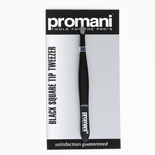 [PR-920] Promani Black Square Tip Tweezer